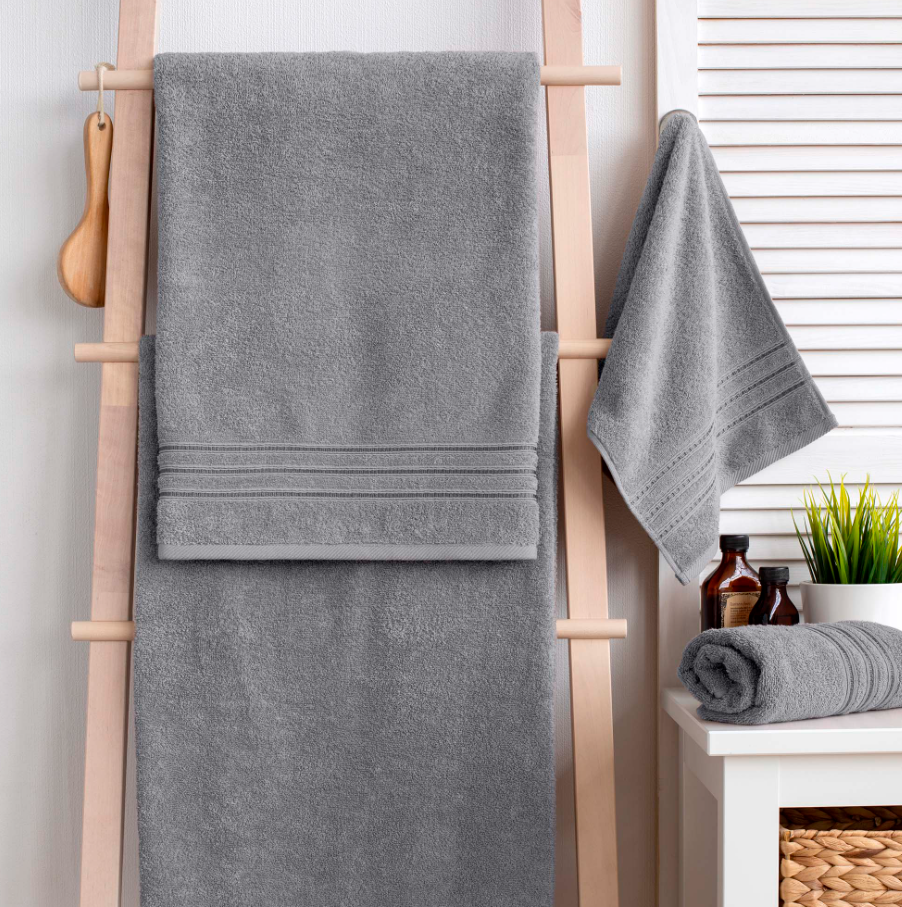 Полотенце махровое Хорошо Дома МХ40 30/50 Верона Графит /бордюр V 31 в строительных магазинах СтройГрад