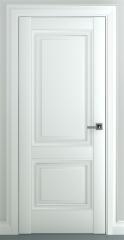 Полотно дверное Zadoor Classic Baguette Венеция, B1, Белый матовый, ПГ 800х2000