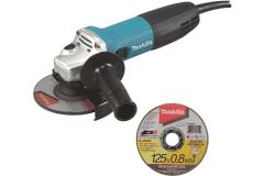 Шлифмашина угловая MAKITA GA5030RX8 (125мм. 720Вт. 11000об/мин. плавный пуск + 2 диска) в строительных магазинах СтройГрад