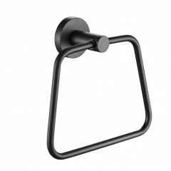 Кольцо Raindrops, Black, для полотенца, 20510-2 в строительных магазинах СтройГрад