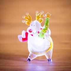 Украшение новогоднее Олень, RGB на присоске 501-024 в строительных магазинах СтройГрад