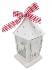 Фонарь декоративный ˮОленьˮ, белый в строительных магазинах СтройГрад
