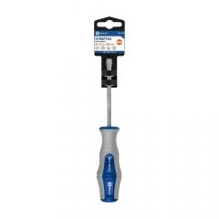 Отвертка Ultra Grip КОБАЛЬТ SL 6,0 х 100 мм, CR-V, двухкомпонентная рукоятка, подвес (646-270) в строительных магазинах СтройГрад