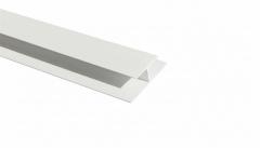 Профиль стыковочный для панелей 8мм 3,0м ˮИдеал Ламиниˮ, 001 Белый в строительных магазинах СтройГрад