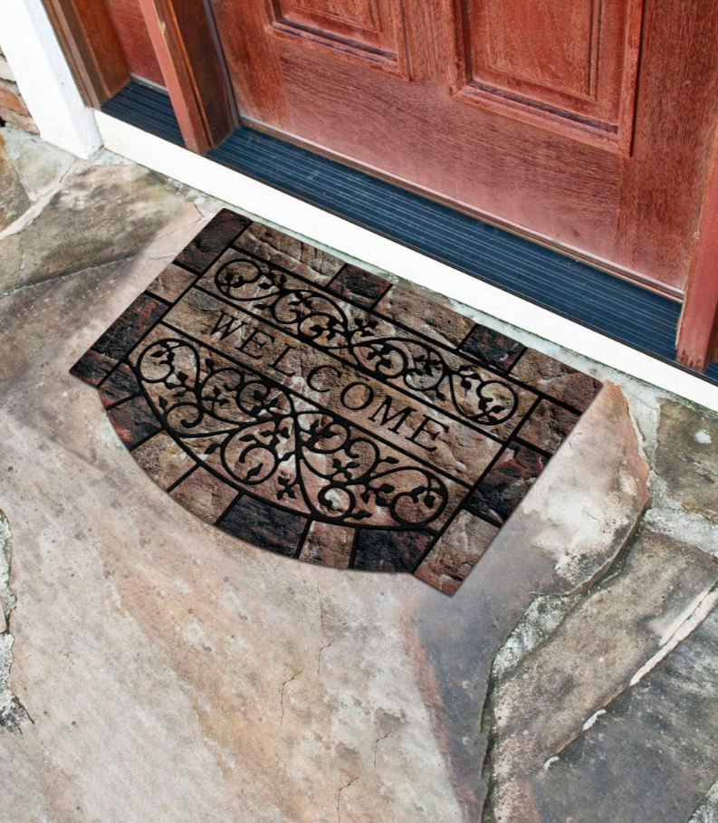 Коврик придверный флок. 58х88см Линкольн в строительных магазинах СтройГрад