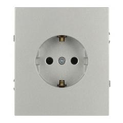 Розетка ЭРА Arktik 16-2101-03 с заземлением 2P+E Schuko 16А-250В алюминий в строительных магазинах СтройГрад