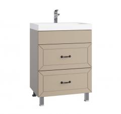 Тумба Кашемир-60, латте, под умывальник Como-60 в строительных магазинах СтройГрад