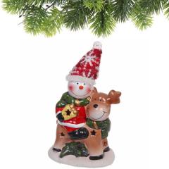 Фигурка с подсветкой Miracle ˮВерхом на оленеˮ 22*12 см в строительных магазинах СтройГрад