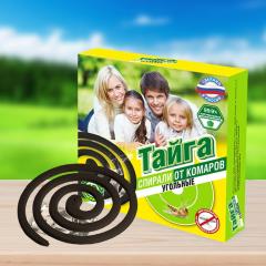 Спирали Тайга от комаров угольные 10шт (60)
