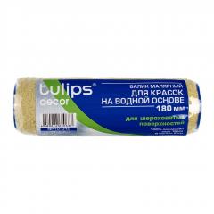 Валик Tulips decor Green, полиакрил, 180 мм, ворс 18 мм в строительных магазинах СтройГрад