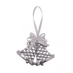 Подвеска ˮКолокольчикиˮ с лентой, серебро.. АС в строительных магазинах СтройГрад