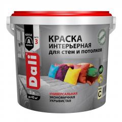 DALI Краска интерьерная для стен и потолков 5л База С (белый) в строительных магазинах СтройГрад