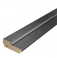 Стойка дверная ЭКОШПОН, муар темно-серый, телескоп. с упл., 80х38х2100 (для NEXT 1) в строительных магазинах СтройГрад