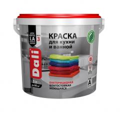 DALI Краска для кухни и ванной 5л База А (белый) в строительных магазинах СтройГрад