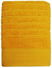 Полотенце махровое Страйп 100х150, 100% хлопок, золотой в строительных магазинах СтройГрад