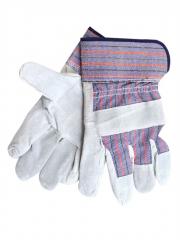 Перчатки спилковые комбинированные, размер 10,5ˮ Zolder в строительных магазинах СтройГрад