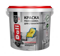 DALI Краска Professional для стен и потолков 5л База А (белый) в строительных магазинах СтройГрад