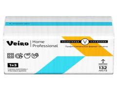 Полотенца бум V-сложение Veiro HOME Professional 2сл.132 л (40кор/пал) в строительных магазинах СтройГрад
