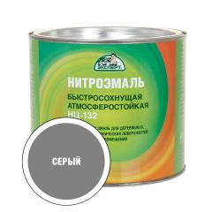 Эмаль НЦ-132 М серая (1,7кг 6шт) ЭКСПЕРТ в строительных магазинах СтройГрад