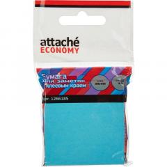 Стикеры Attache 51х51 мм неоновый синий (1 блок, 100 листов) 1266185