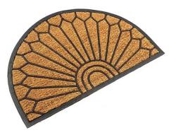 Коврик придверный кокосовый 60х90см ˮСолнце полукругˮ в строительных магазинах СтройГрад