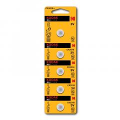 Батарейка Kodak CR2016-5BL MAX Lithium (60/360/69120)