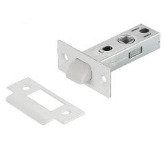 Защелка дверная с пластиковым язычком BUSSARE L6-45 PLAST WHITE (Белый) /100/