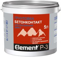 Грунтовка Бетоноконтакт с мраморной крошкой Element Р-3 5л. (6,45кг) Alpa