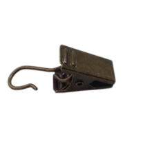 Зажим Ковка 10 шт Бронза (пакет) в строительных магазинах СтройГрад