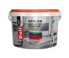 DALI Краска для кухни и ванной 2,5л База А (белый) в строительных магазинах СтройГрад