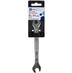 Ключ рожковый КОБАЛЬТ 9 x 11 мм, Cr-V, подвес (248-047) в строительных магазинах СтройГрад