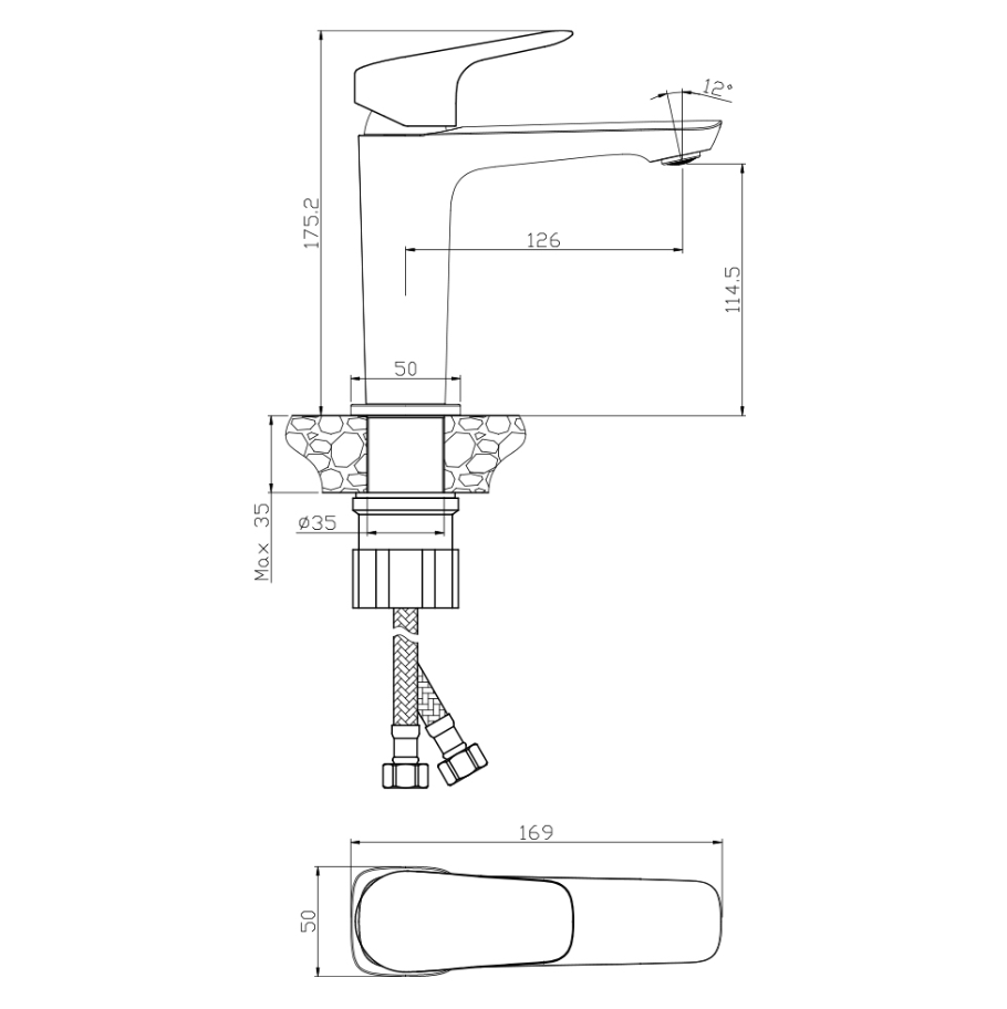 Смеситель для раковины ASTRA, AST19-210 в строительных магазинах СтройГрад