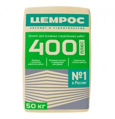 Цемент Цемрос ЦЕМ I 32,5Б, М-400 (50 кг) в строительных магазинах СтройГрад