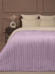 Плед фланель крупный рубчик 150*200 см 94655 сиреневый в строительных магазинах СтройГрад
