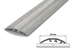 Порог алюминиевый Stella Кант 040 СКУ Ель арктик 1800х40х4,9 мм (10шт.упак.) в строительных магазинах СтройГрад