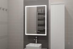 Зеркало-шкаф Allure LED, 600х800мм, правый с розеткой