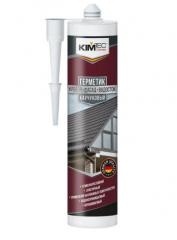 Герметик каучуковый серый, кровля фасад водосток KIM TEC 280 мл в строительных магазинах СтройГрад