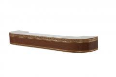 Карниз Есенин золото 3х рядный 300см с декор. планкой 70мм олива УК в строительных магазинах СтройГрад