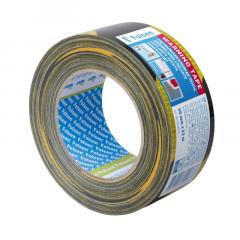 Лента клейкая сигнальная 50мм х 33м черно-желтая Folsen 051075033 в строительных магазинах СтройГрад