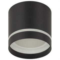 Светильник накладной ЭРА OL9 GX53 BK/WH под лампу GX53 черный/белый в строительных магазинах СтройГрад