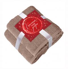 Набор Полотенец ˮVEROSSAˮ махровое 500Г/М2 Amento Цвет Молочный шоколад в строительных магазинах СтройГрад