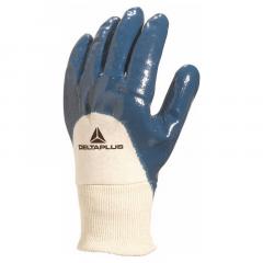 Перчатки NI150 с частичным нитриловым покрытием и манжетой, синего цвета, 10 NI15010, размер 10