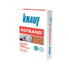 Штукатурная смесь гипсовая для оштукатуривания потолков и стен Ротбанд 30 кг Knauf /40/