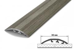 Порог алюминиевый Stella Кант 030 СКУ Дуб серый 900х30х4,9 мм (10шт.упак.) в строительных магазинах СтройГрад