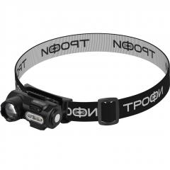 Фонарь налобный светодиодный Трофи GA-103 аккумуляторный 3 Bт сенс. магнит клипса 6 режимов в строительных магазинах СтройГрад