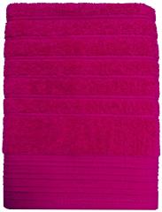 Полотенце махровое Страйп 70х130, 100% хлопок, цикламеновый в строительных магазинах СтройГрад