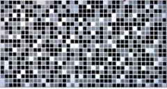Панель листовая ПВХ 955х480 Мозаика черная