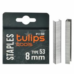 Скобы для степлера TULIPS тип 53 8мм 1000шт 10/300 IP11-308