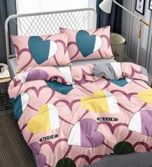 КПБ eco cotton с трик. простыней BZ Nice 2-сп с резинкой в строительных магазинах СтройГрад