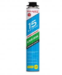 Клей пена профессиональная REALIST FIX PRO всесезонная в строительных магазинах СтройГрад